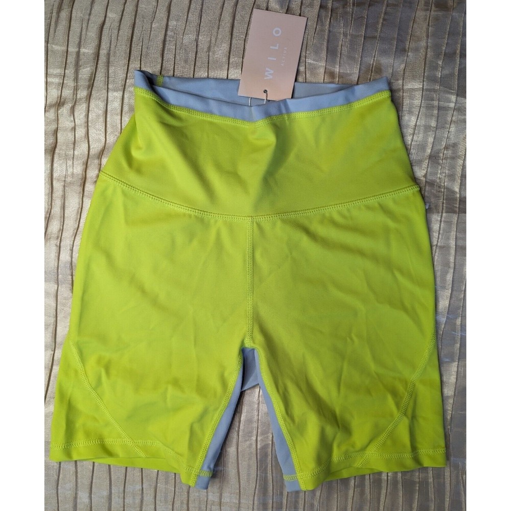 NWT, Size XS Wilo Bike (Neon Lime) shorts